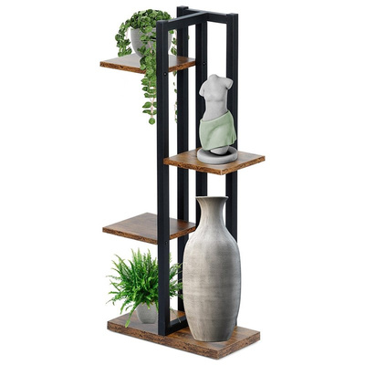 Plant Stand Metal 4-Level 93 cm