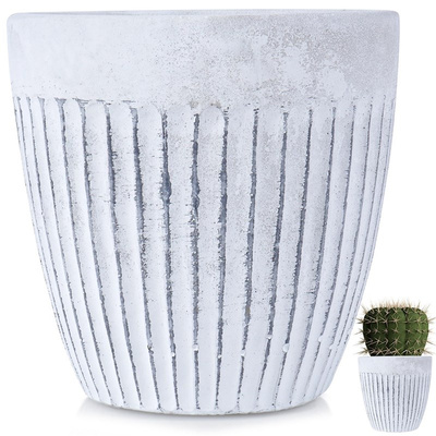 Flower Pot Ceramic White 11,5 cm