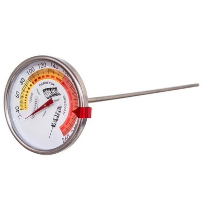 Smokehouse Thermometer Steel with Probe 33 cm