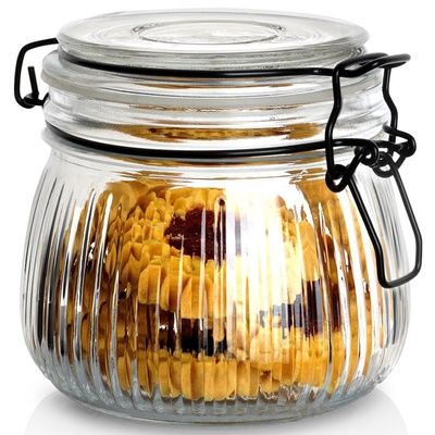 Jar with Clip Glass 500 ml