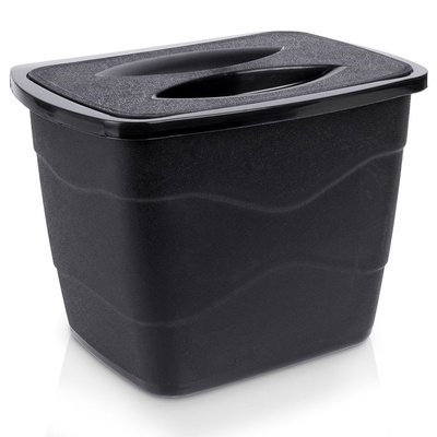 Hanging Trash Can Black 4,5 l