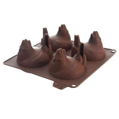 Cookies and Chocolate Mold Silicone Brown Chicken SILLINIE