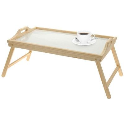 Bed Tray Wooden Foldable 50x30x24 cm