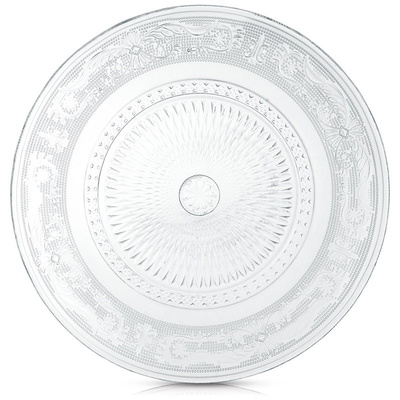 Plate dinner Glass tier cake stand 25 cm