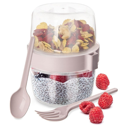 Yogurt Pot with a Spoon Lunchbox 370 ml